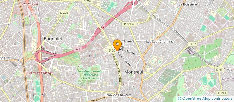 localisation de l'entreprise MONSIEUR LAURENT DE FILIPPO à MONTREUIL