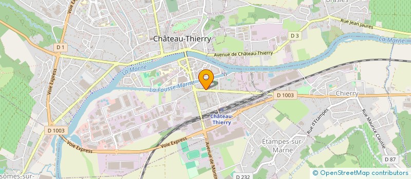localisation de l'entreprise MONSIEUR LAURENT DE LA FOREST DIVONNE à CHATEAU-THIERRY