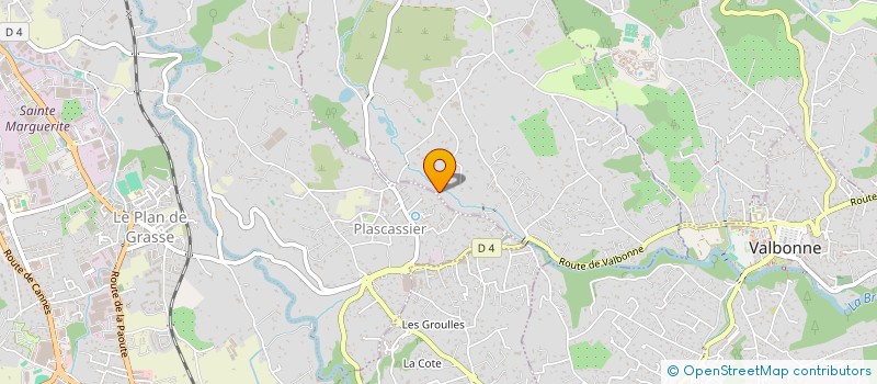 localisation de l'entreprise MONSIEUR LAURENT DE PERETTI  CHATEAUNEUF-GRASSE