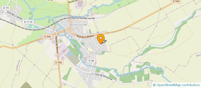 localisation de l'entreprise MONSIEUR LAURENT DE ZOTTI  MONTCORNET