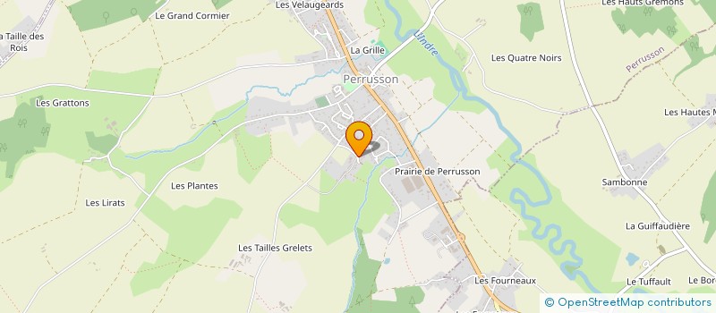 localisation de l'entreprise MONSIEUR LAURENT DEBAIN  PERRUSSON