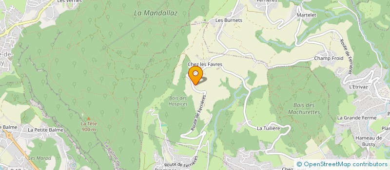 localisation de l'entreprise MONSIEUR LAURENT DEBAS  EPAGNY METZ-TESSY