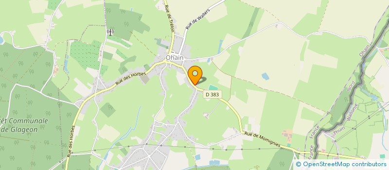 localisation de l'entreprise MONSIEUR LAURENT DEBATISSE  OHAIN