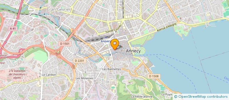 localisation de l'entreprise MONSIEUR LAURENT DEBIAS à ANNECY