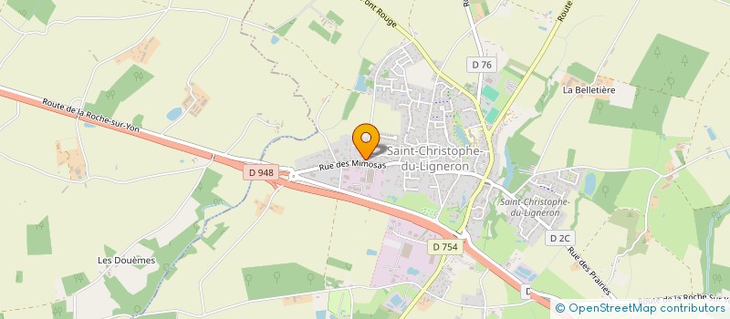 localisation de l'entreprise MONSIEUR LAURENT DEBIERRE à SAINT-CHRISTOPHE-DU-LIGNERON