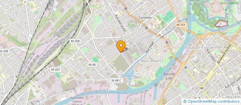 localisation de l'entreprise MONSIEUR LAURENT DEBLONDE  LILLE