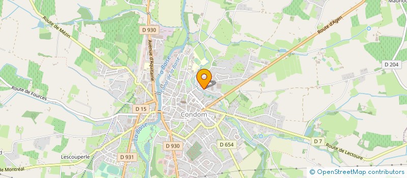 localisation de l'entreprise MONSIEUR LAURENT DEBONO  CONDOM