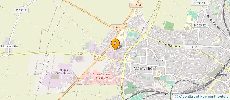 localisation de l'entreprise MONSIEUR LAURENT DEBROIZE à MAINVILLIERS
