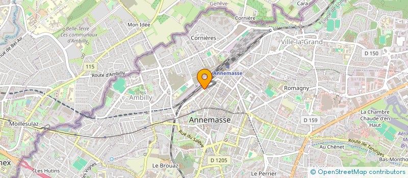 localisation de l'entreprise MONSIEUR LAURENT DEBUC à ANNEMASSE