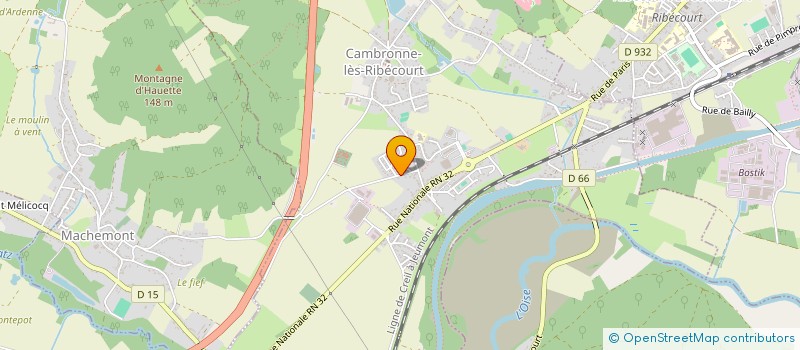 localisation de l'entreprise MONSIEUR LAURENT DEBUIRE  CAMBRONNE-LES-RIBECOURT