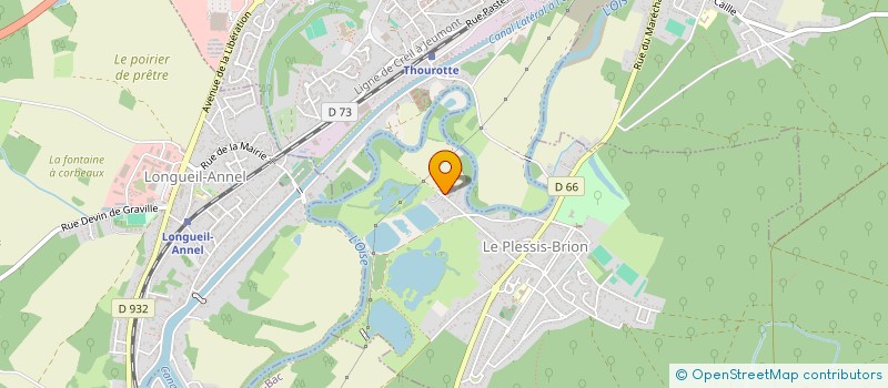 localisation de l'entreprise MONSIEUR LAURENT DECHAUX  LE PLESSIS-BRION