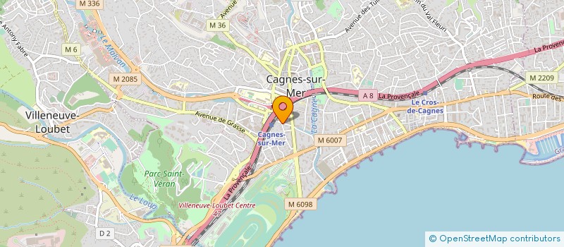 localisation de l'entreprise MONSIEUR LAURENT DECOBERT à CAGNES-SUR-MER