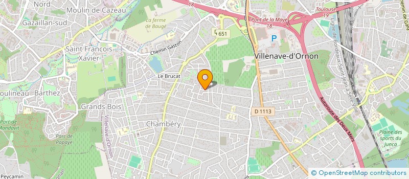 localisation de l'entreprise MONSIEUR LAURENT DECOUPIGNY à VILLENAVE-D'ORNON