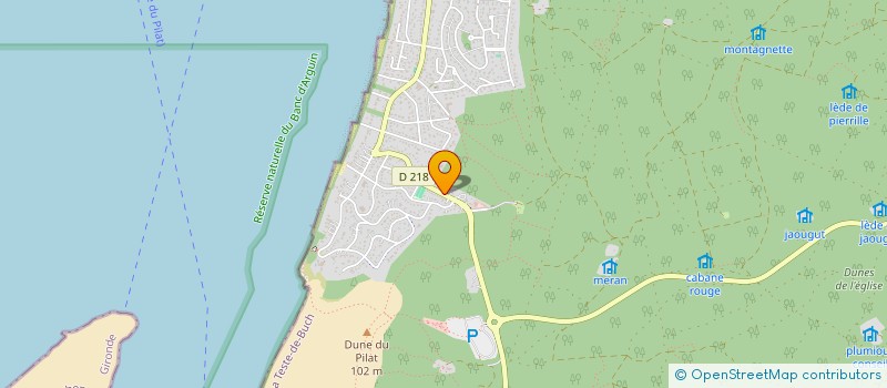 localisation de l'entreprise MONSIEUR LAURENT DEDENIS à LA TESTE-DE-BUCH