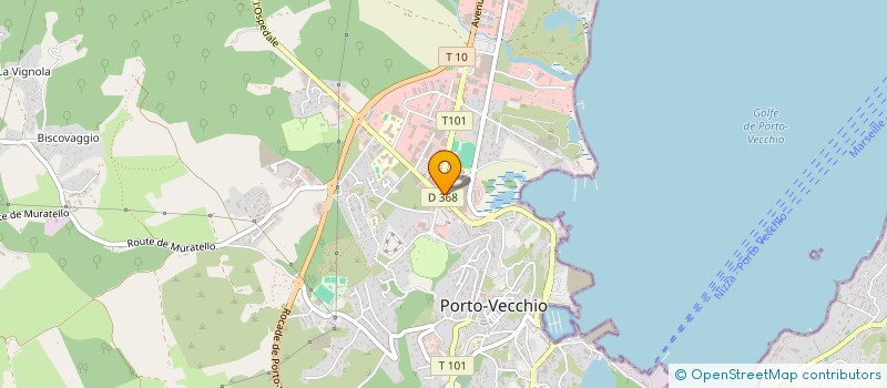 localisation de l'entreprise MONSIEUR LAURENT DEFACHELLE  PORTO-VECCHIO