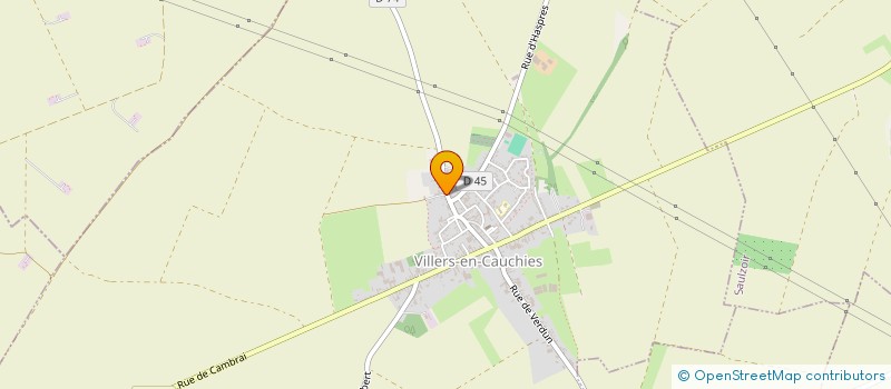 localisation de l'entreprise MONSIEUR LAURENT DEFOSSEZ  VILLERS-EN-CAUCHIES