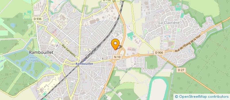 localisation de l'entreprise MONSIEUR LAURENT DEGARDIN  RAMBOUILLET