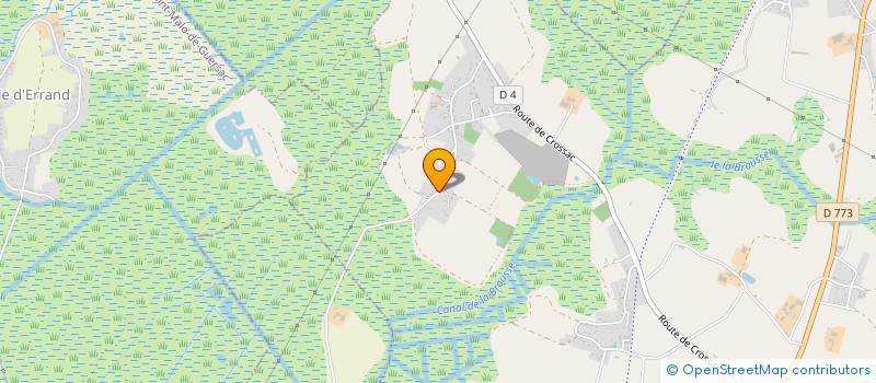 localisation de l'entreprise MONSIEUR LAURENT DEGRES  DONGES