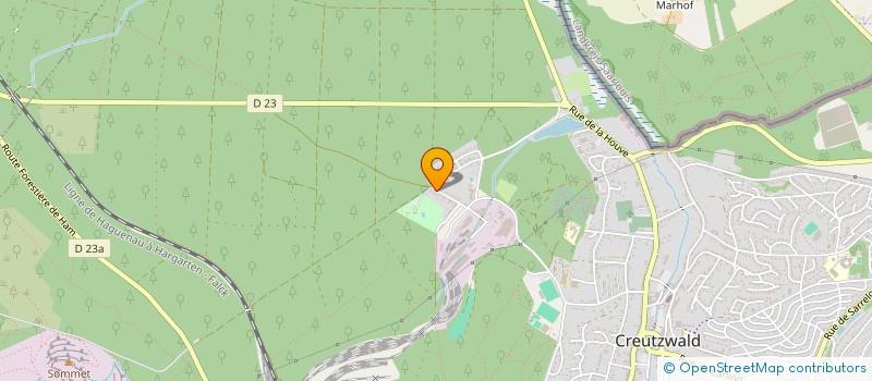 localisation de l'entreprise MONSIEUR LAURENT DEHLINGER  CREUTZWALD