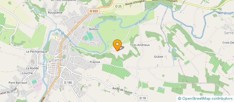 localisation de l'entreprise MONSIEUR LAURENT DEJEAN  RAZAC D'EYMET