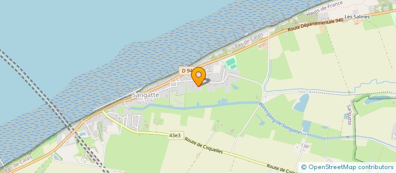 localisation de l'entreprise MONSIEUR LAURENT DEKNUYDT  SANGATTE