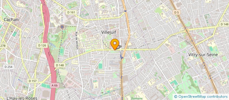 localisation de l'entreprise MONSIEUR LAURENT DEL MONTE  VILLEJUIF