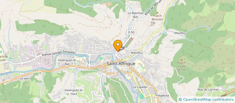 localisation de l'entreprise MONSIEUR LAURENT DELAGNES  SAINT-AFFRIQUE