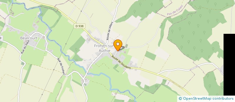 localisation de l'entreprise MONSIEUR LAURENT DELAIRE  FROHEN-SUR-AUTHIE