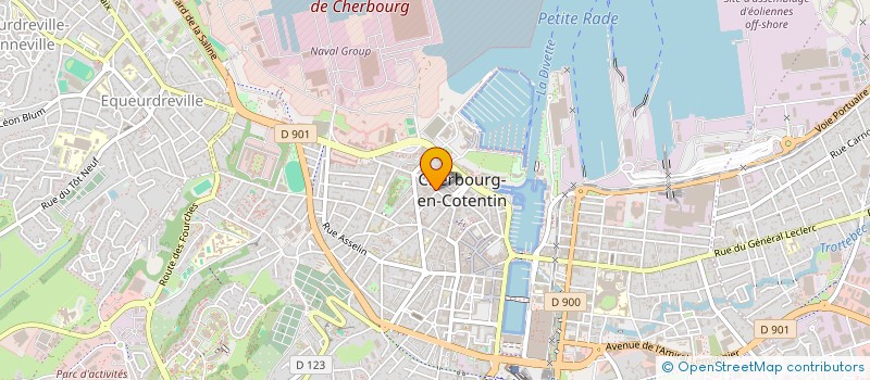 localisation de l'entreprise MONSIEUR LAURENT DELALANDE  CHERBOURG-EN-COTENTIN