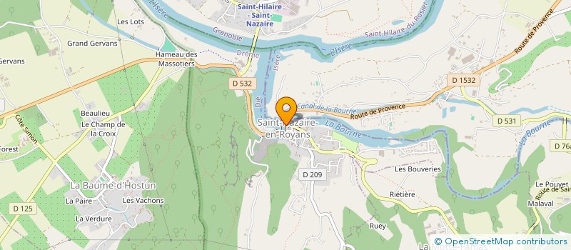 localisation de l'entreprise MONSIEUR LAURENT DELANGE à SAINT-NAZAIRE-EN-ROYANS