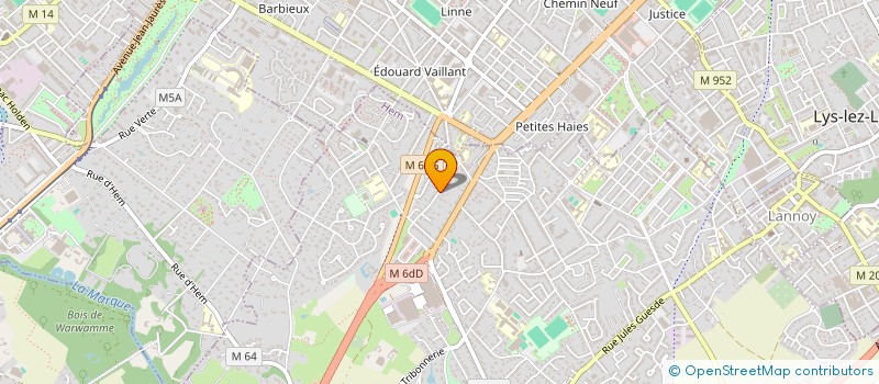 localisation de l'entreprise MONSIEUR LAURENT DELANNOY  HEM