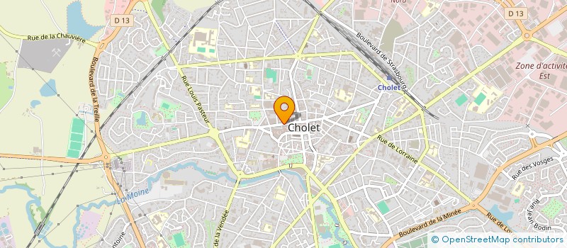 localisation de l'entreprise MONSIEUR LAURENT DELANOE à CHOLET