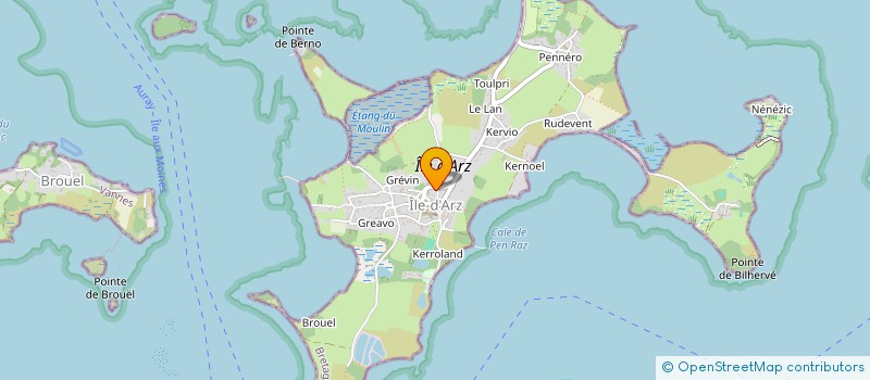 localisation de l'entreprise MONSIEUR LAURENT DELANOE  ILE D'ARZ