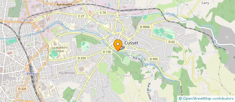 localisation de l'entreprise MONSIEUR LAURENT DELARACE à CUSSET