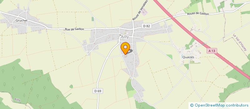 localisation de l'entreprise MONSIEUR LAURENT DELAVIGNE à AILLY