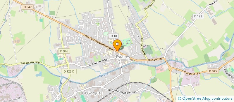 localisation de l'entreprise MONSIEUR LAURENT DELEBART  ESTAIRES