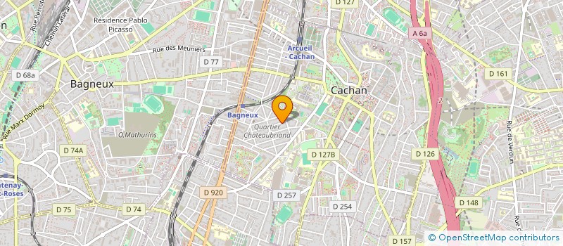 localisation de l'entreprise MONSIEUR LAURENT DELEUZE à CACHAN
