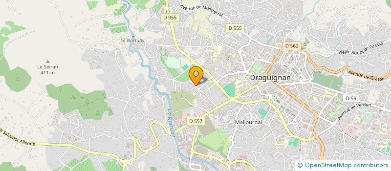 localisation de l'entreprise MONSIEUR LAURENT DELFINO  DRAGUIGNAN