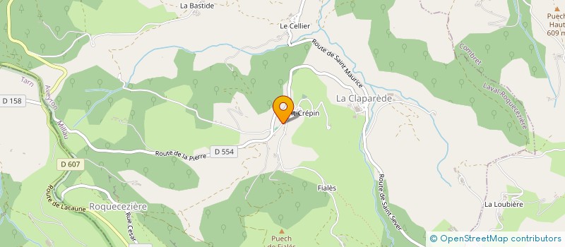 localisation de l'entreprise MONSIEUR LAURENT DELIANCOURT  LAVAL-ROQUECEZIERE