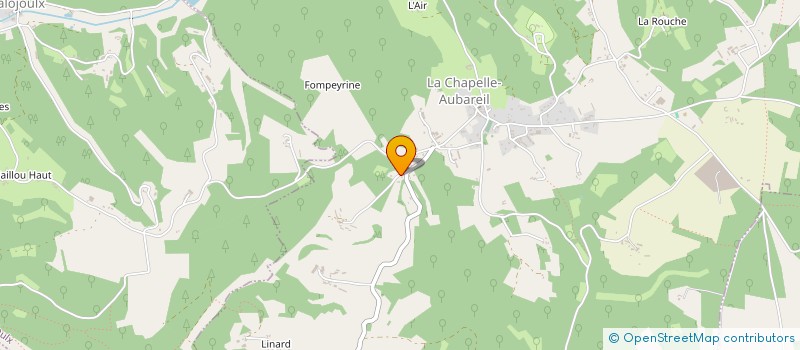 localisation de l'entreprise MONSIEUR LAURENT DELLAC  LA CHAPELLE-AUBAREIL