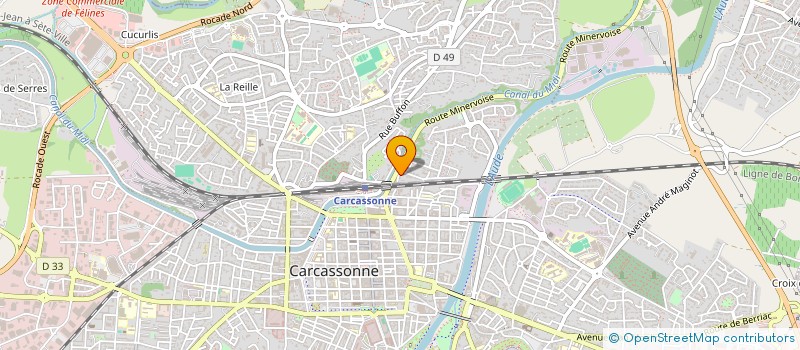 localisation de l'entreprise MONSIEUR LAURENT DELMAS à CARCASSONNE