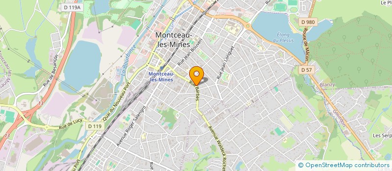 localisation de l'entreprise MONSIEUR LAURENT DELMAS  MONTCEAU-LES-MINES