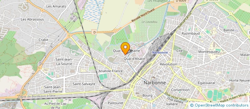localisation de l'entreprise MONSIEUR LAURENT DELMAS à NARBONNE