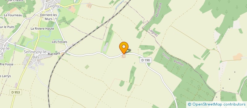 localisation de l'entreprise MONSIEUR LAURENT DELMOTTE  SENNEVOY-LE-BAS