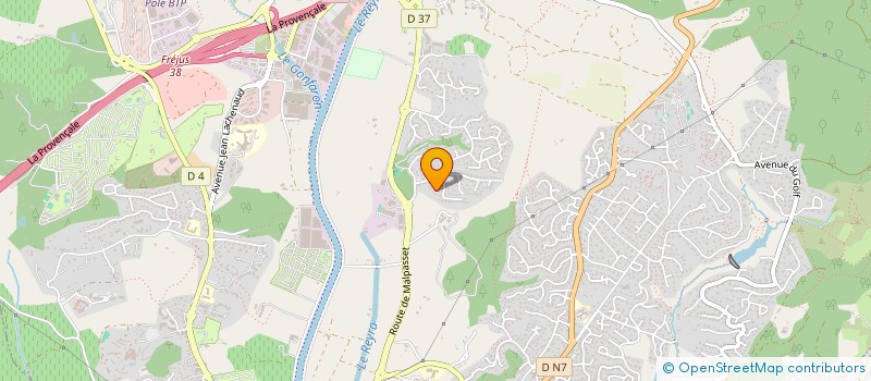 localisation de l'entreprise MONSIEUR LAURENT DELMOTTE à FREJUS