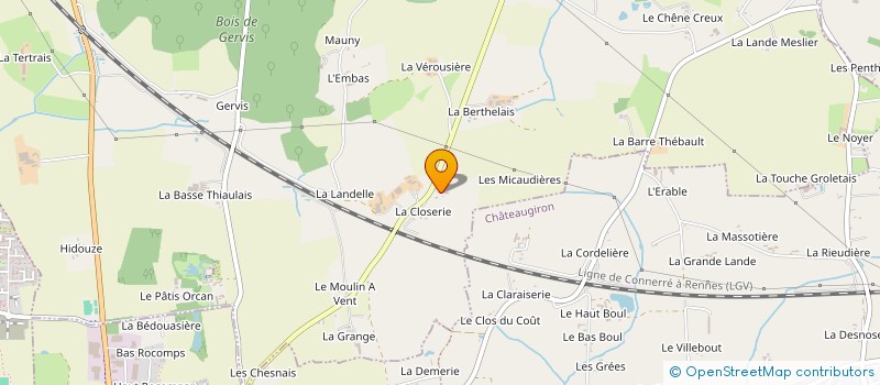 localisation de l'entreprise MONSIEUR LAURENT DELOURMEL  NOYAL-SUR-VILAINE