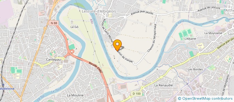 localisation de l'entreprise MONSIEUR LAURENT DELPHIN  PORTES-LES-VALENCE