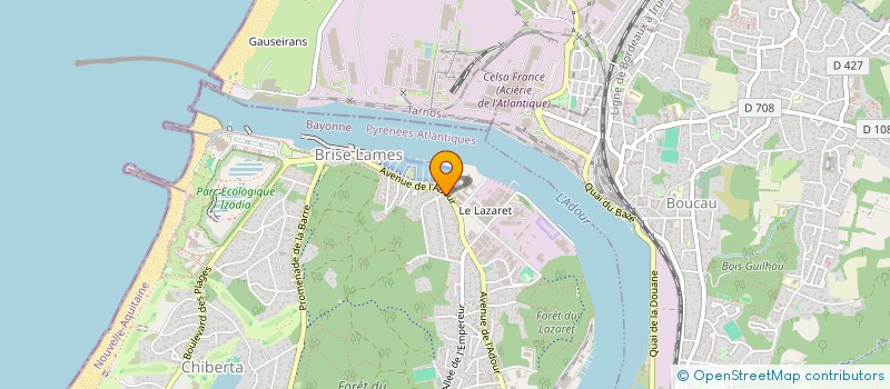 localisation de l'entreprise MONSIEUR LAURENT DELSOL  ANGLET