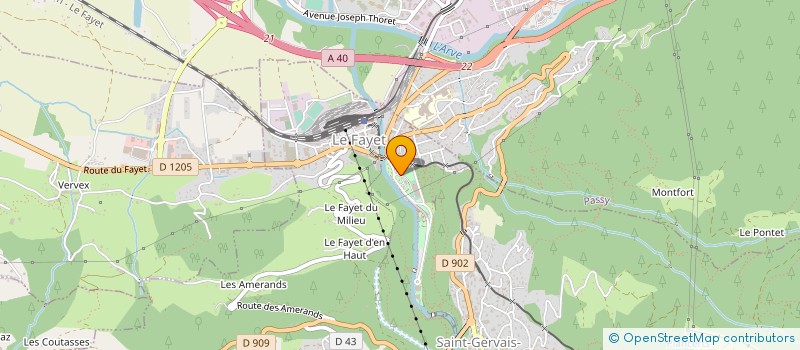 localisation de l'entreprise MONSIEUR LAURENT DELTOUR  SAINT-GERVAIS-LES-BAINS