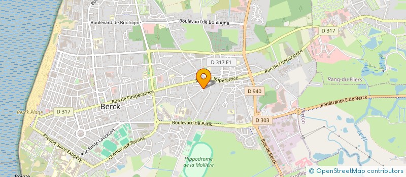 localisation de l'entreprise MONSIEUR LAURENT DELVAL  BERCK